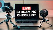 The Ultimate Live Streaming Equipment Checklist