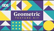 FREE Geometric Texture Kit | Illustrator & Affinity Designer Compatible
