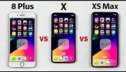 iPhone 8 Plus vs iPhone X vs iPhone XS Max SPEED TEST in 2023 - ( iOS 16.4.1 )