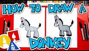 How To Draw A Donkey - Nativity