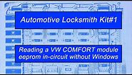How to read the eeprom from a VW Passat comfort module immobilizer without using Windows.