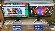 BenQ MOBIUZ EX2510S and MOBIUZ EX2710S Gaming Monitors Review