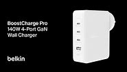 140W 4-Port GaN Wall Charger