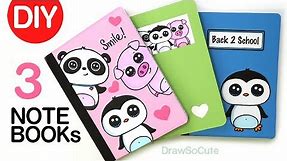 DIY Notebook Cover Designs for Back to School | Super EASY!