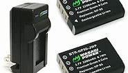 Wasabi Power Battery (2-Pack) and Charger for Fujifilm NP-95 and Fuji FinePix REAL 3D W1, X100, X100S, X-S1