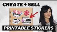 Create PRINTABLE Stickers that will ACTUALLY Sell on Etsy (FULL Tutorial)