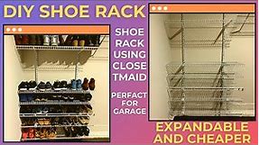 Diy Shoe Storage Ideas | DIY Shoe Rack | Shoe Storage Using ClosetMaid