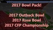 2017 Bowl Pack - CFP Championship, Rose Bowl, Outback Bowl + Downloads!