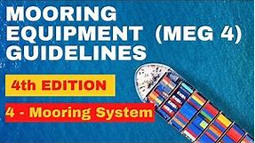 MEG4 - Mooring System Design Principles | Mooring Equipment Guidelines 4th edition