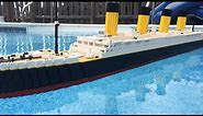Floating LEGO Titanic Model 【7 foot model】