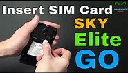 SKY Elite Go Insert The SIM Card