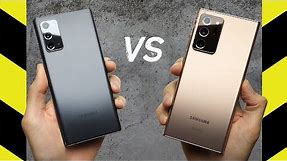 Galaxy Note 20 vs. Galaxy Note 20 Ultra Drop Test!