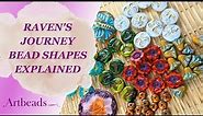 Raven's Journey Czech Glass Bead Shapes Explained with Lenka!