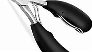 New Huing Podiatrist Toenail Clippers, Professional Thick & Ingrown Toe Nail Clippers for Men & Seniors,Pedicure Clippers Toenail Cutters, Super Sharp Curved Blade Grooming Tool
