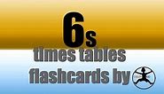 6's times tables flashcards I Multiplication facts game