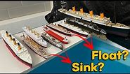 Will All These Ships Titanic, HMHS Britannic, Edmund Fitzgerald Sink or Float? Let's Review.