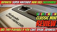 SFC Mini REVIEW: This Japanese Super Nintendo Mini HAS EXCLUSIVES!