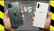 iPhone 11 Pro Max vs. Galaxy Note 10+ Drop Test