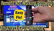 Amazon Fire TV Remote: Laggy, Delayed, Slow Response, Some Buttons not working? FIXED!