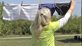 How To Hang Clothes On A Clothesline