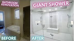 GIANT Shower Renovation - Master Bathroom Remodel