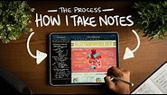 How I Take Notes with My iPad Pro in Lectures (Notability & GoodNotes) + Free Template