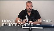 How to reset a Somfy remote control - RTS