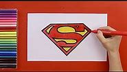 How to draw the Superman Logo
