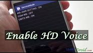 How to Enable HD Voice for Samsung Galaxy S4