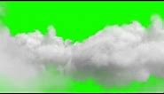 Flying Through Clouds Green Screen Free Footage