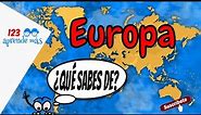 Continente EUROPEO para niños. | EUROPA