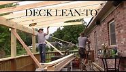 Installing a Lean-to Roof on an existing Deck