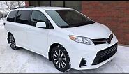 2019 Toyota Sienna LE AWD (All-Wheel Drive ) - review of features and full walk around
