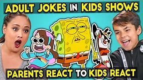 Parents React To Kids React To Funny Adult Jokes In Kids Shows