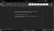 Microsoft Word - Page Turns Grey as the Background (Fix)