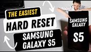 Samsung Galaxy S5 Hard Reset Factory Reset Wipe & Clean. I teach you the easiest way.