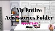 Sims 4 Urban CC Accessories Folder | over 100+ items