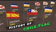 Timeline :- History of Chile Flag | Evolution of Chile Flag | Flags of the world |