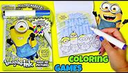 Minions the Rise of Gru Activity Book with Coloring pages and Games