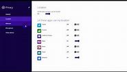 How to Configure Privacy Settings on Windows 8 1