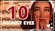 10 Default Eyes + Link // The Sims 4