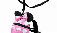 Backpack Anti Lost Baby Toddler Walking Safety Backpack Little Kids Anti-Lost Travel Bag Harness Reins Cute Backpacks with Safety Leash for Baby Toddler Leash for Toddlers Age 1-5 Years (Pink)