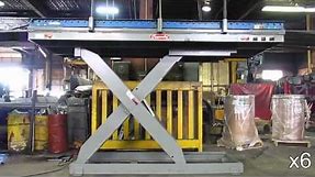 Hydraulic Scissor Lift Table by Copperloy in Action