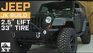 Jeep Wrangler (2007-2017 JK) 2.5" Lift Kit, HD Front Bumper, Trackbar & Steering Stabilizer Review