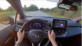 2019 Toyota Corolla XSE Hatchback (6-Speed Manual) - POV Sunset Drive (Binaural Audio)