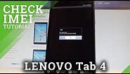 How to Check IMEI and Serial Number on LENOVO Tab 4 - Status Settings |HardReset.Info