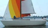Sailing S2 6.8 sailboats on Lake Erie