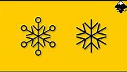 How to create snowflake icons in Inkscape