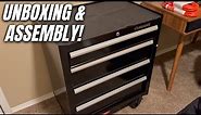 Husky 26 Inch Tool Chest Unboxing & Assembly (With Butterfly Washers)