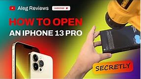 How to secretly open an iPhone 13 Pro new box seal with a heat gun #apple #iphone #iphone13pro